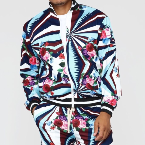 Fashion Nova Other - ⭐️ HP ⭐️ Fashion Nova Rose Track Jacket 📚